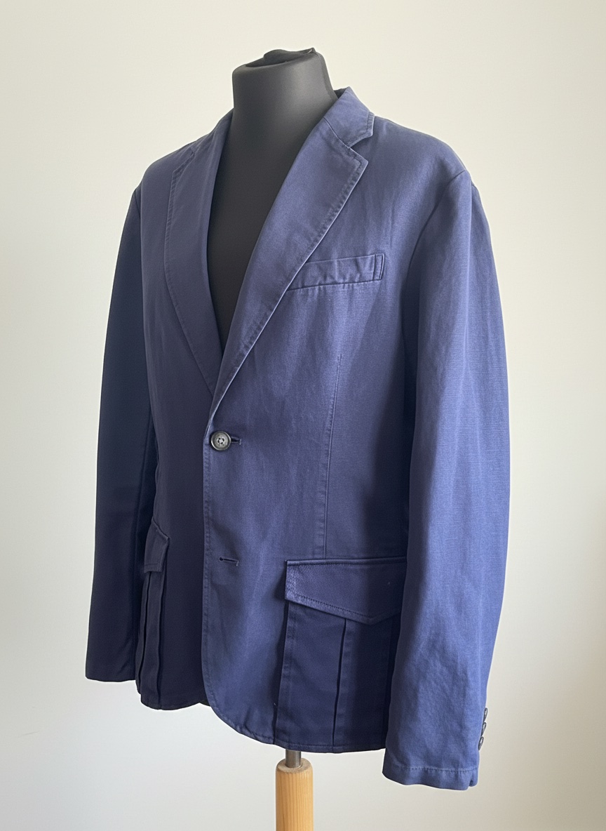 Armani X linen blend blazer