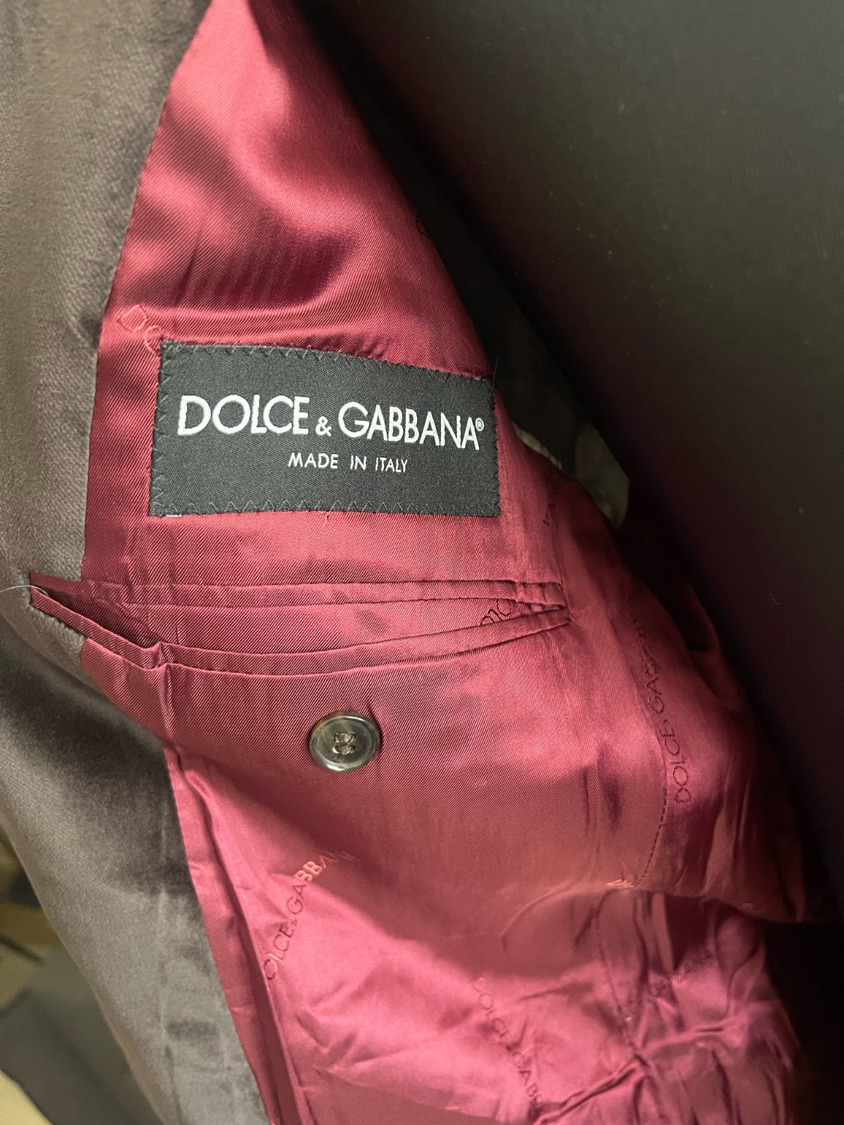 D&G velvet tux