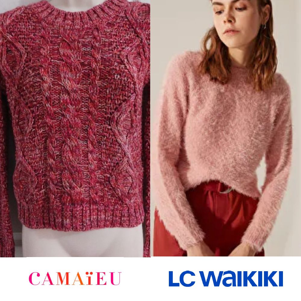 Lot 2 pull taille S LCW et Camaïeu 