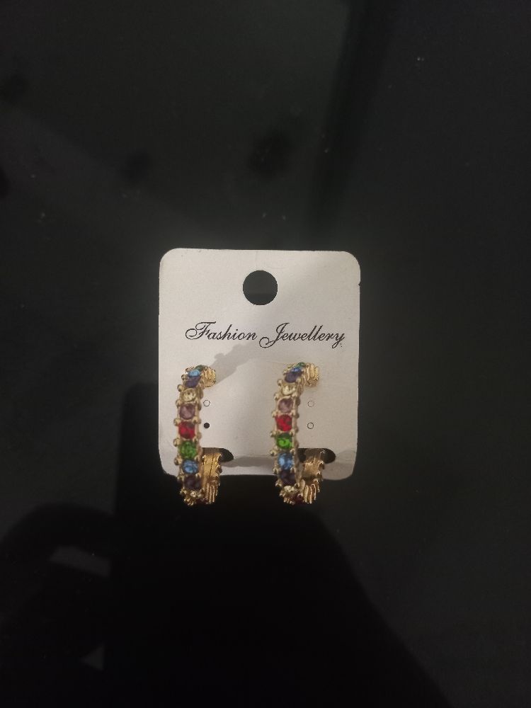 Boucles d'oreilles neuf en acier inoxydable 