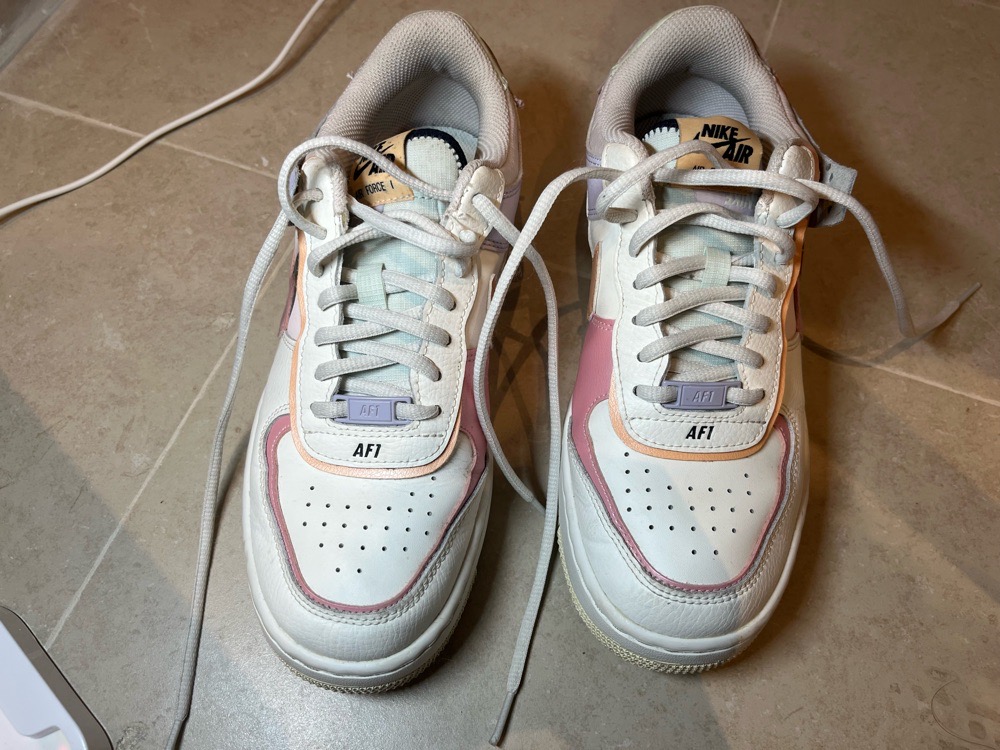 Nike air couleurs pastels