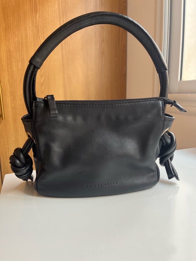 Sac noir coccinelle