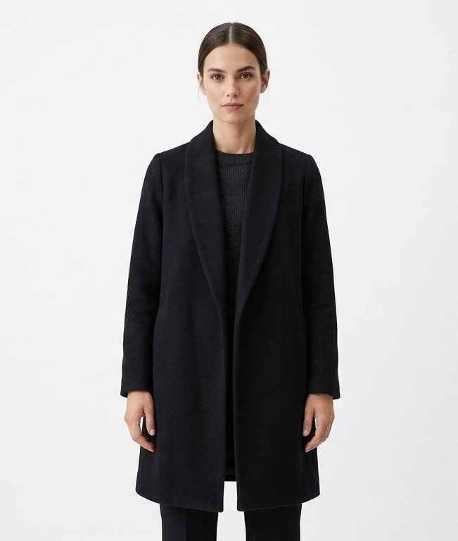 Manteau long noir 