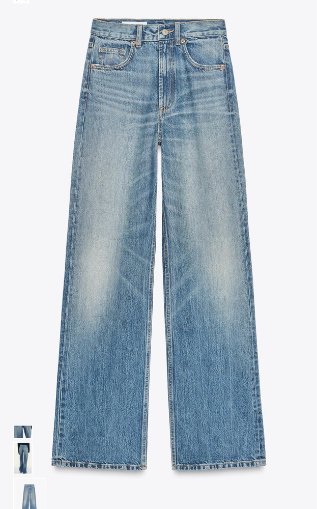 Jean zara wide leg jamais porte avec etiquette 