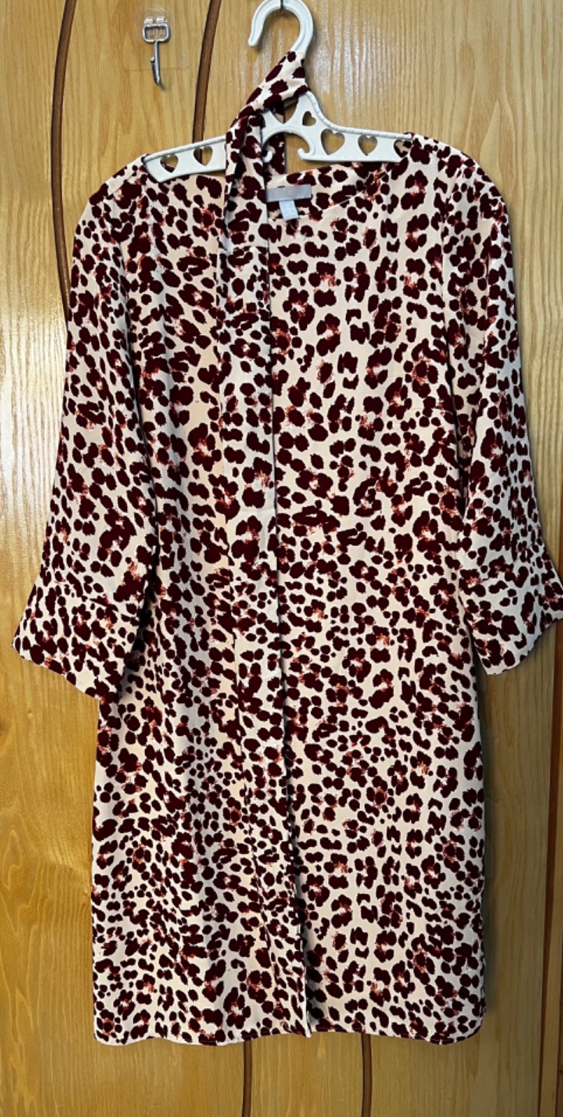 Robe fluide leopard