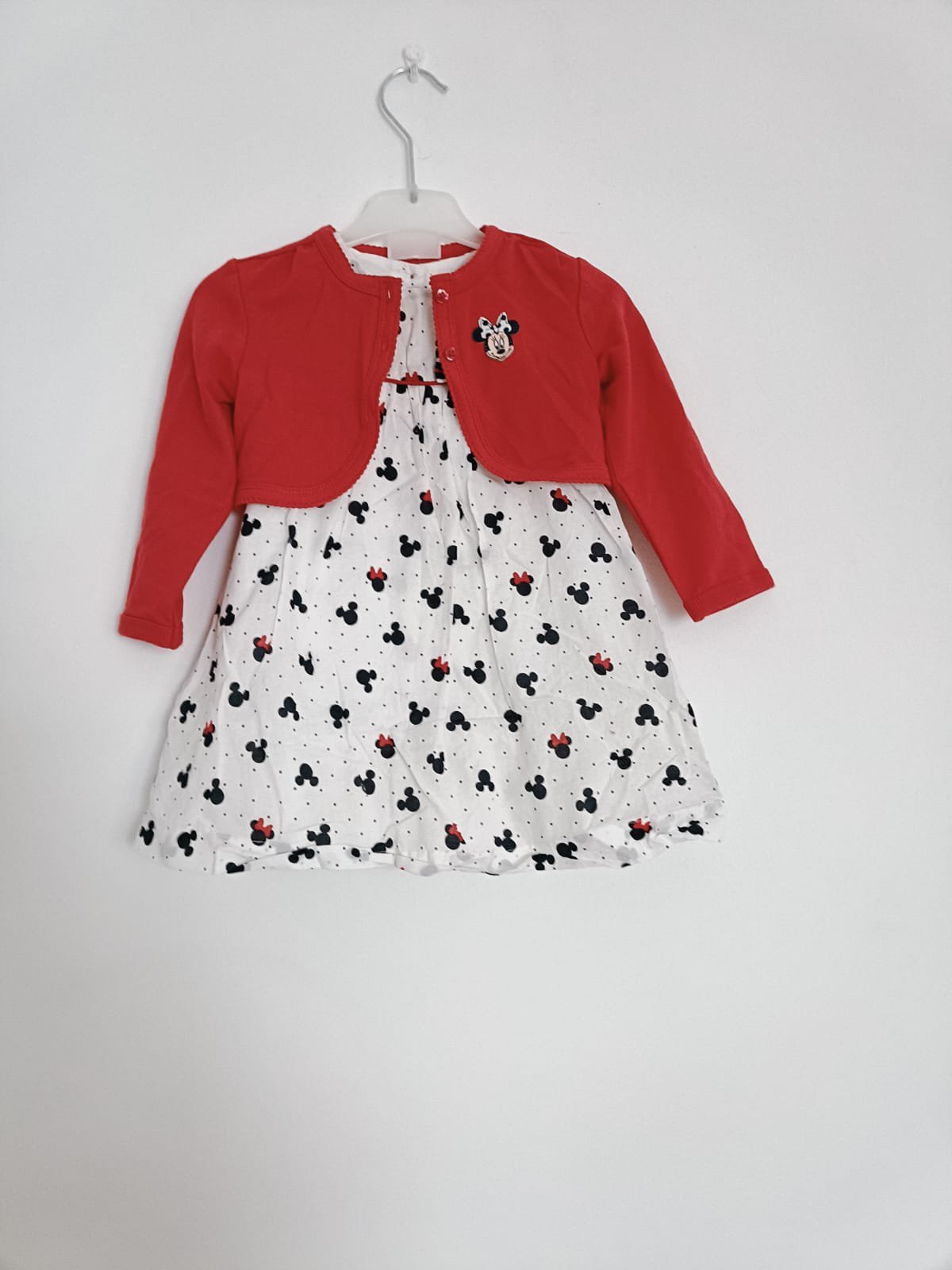 Robe avec gilet neuve pour fille
