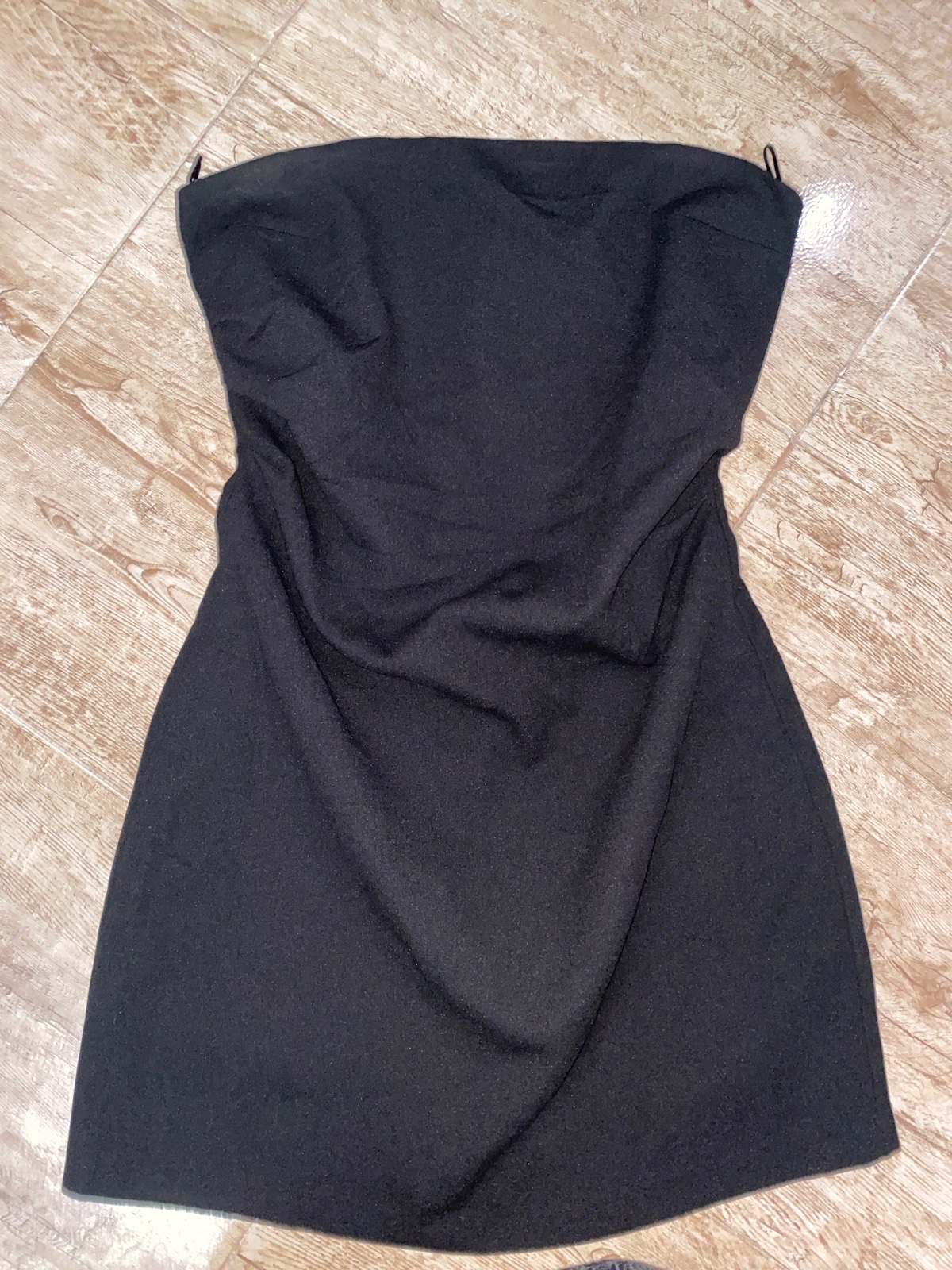 Strapless maxi dress