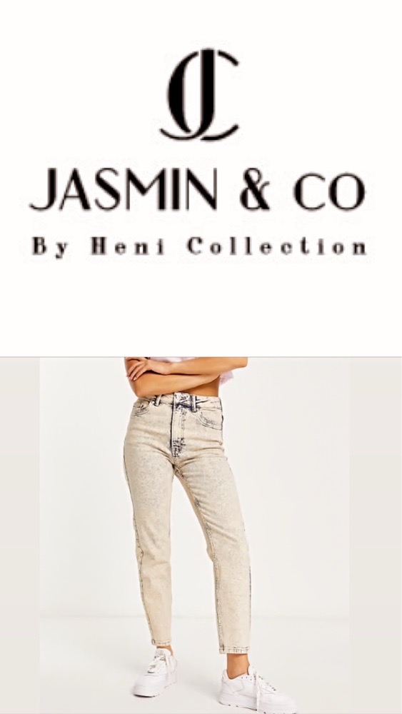 Jeans coupe taille haute slim mom Jasmin&Co