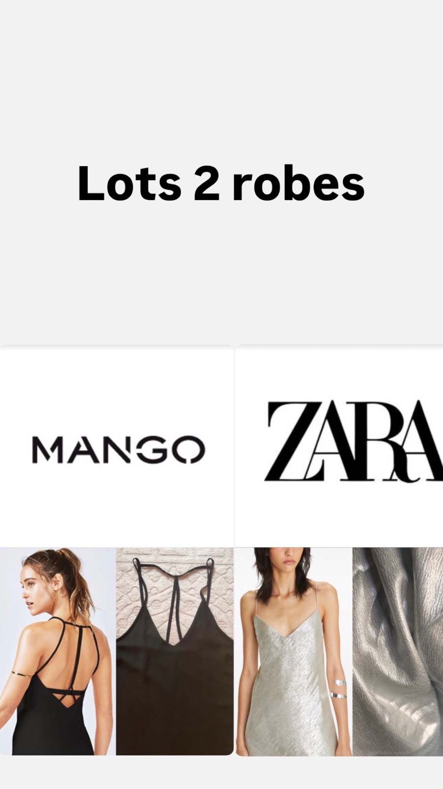 Lots 2 robes 