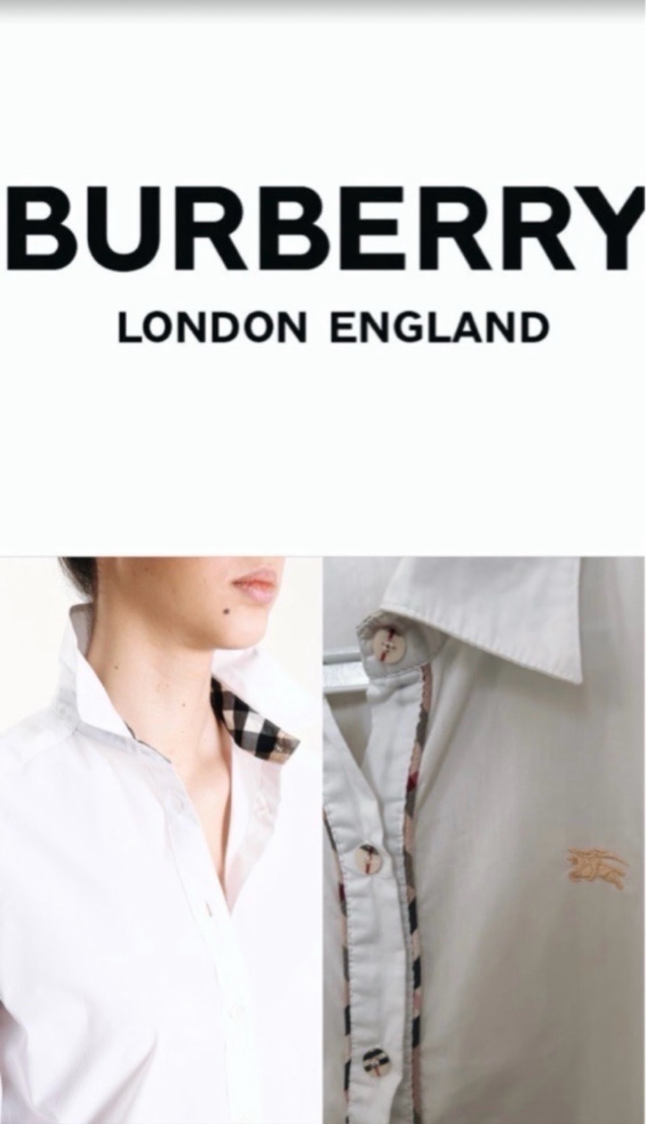 Chemise Burberry