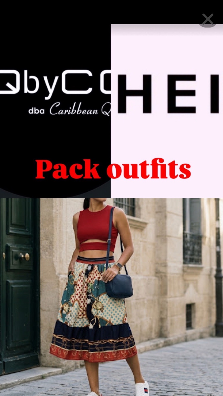Pack outfits 