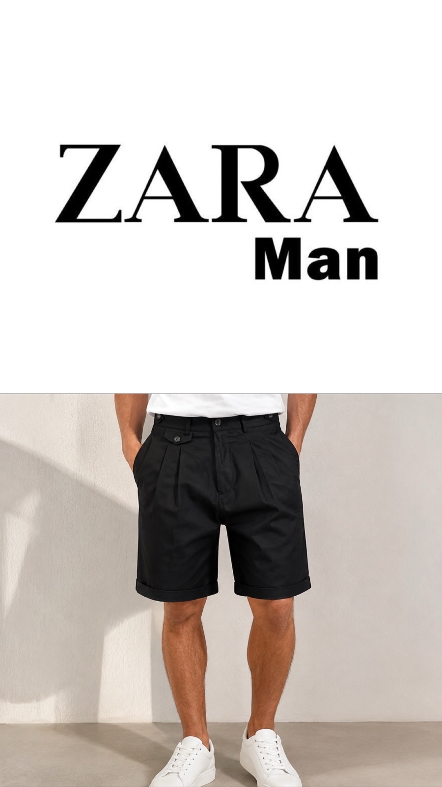 Short homme Zara 
