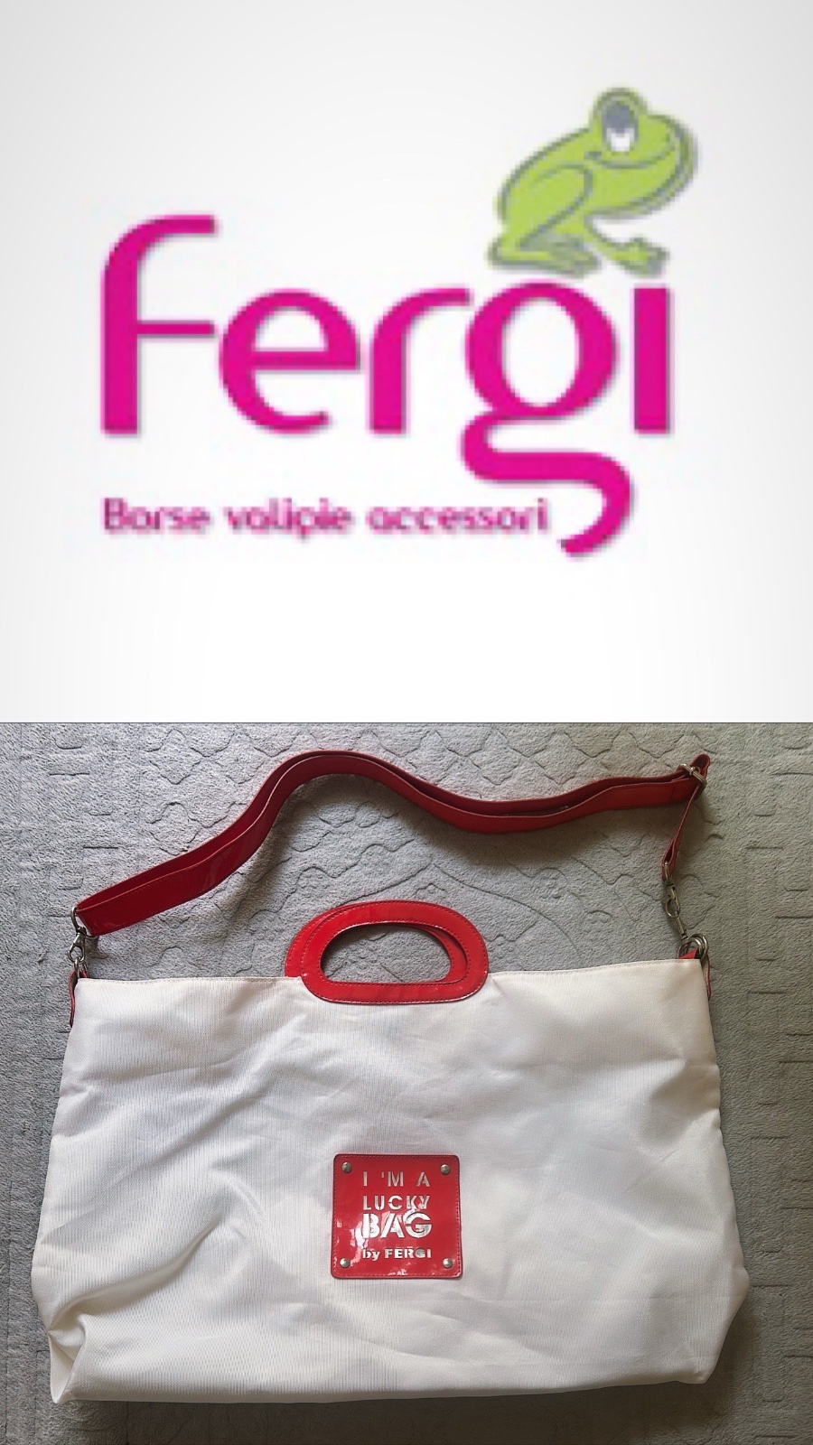 Handbag Fergi porté a plusieurs façon 