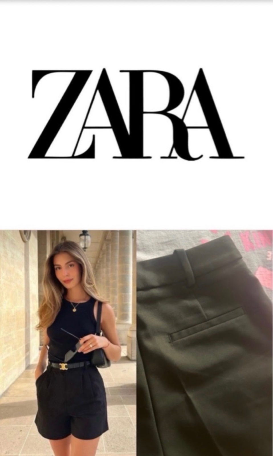 Short Zara classe