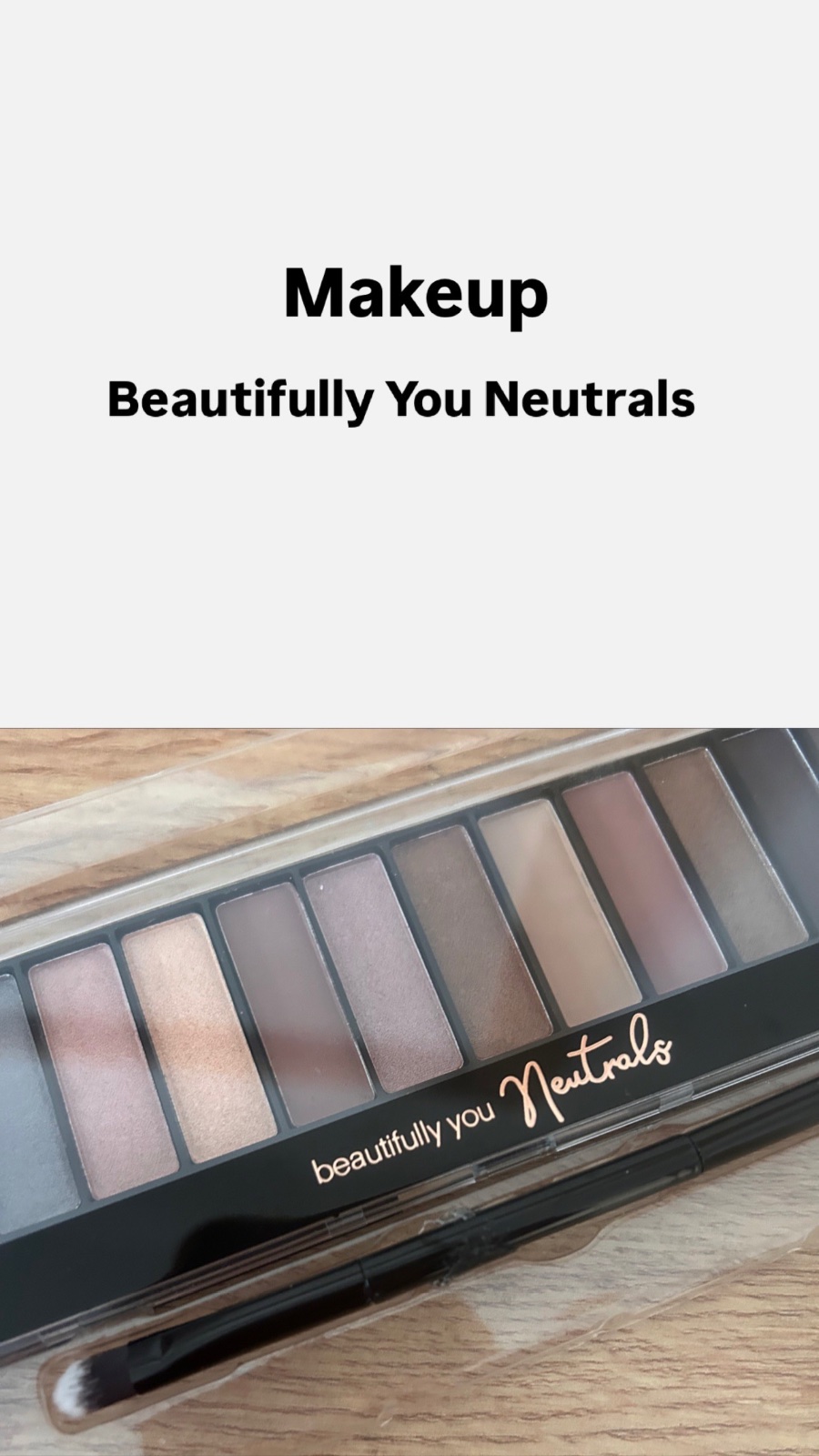 Palette fard à paupière 
