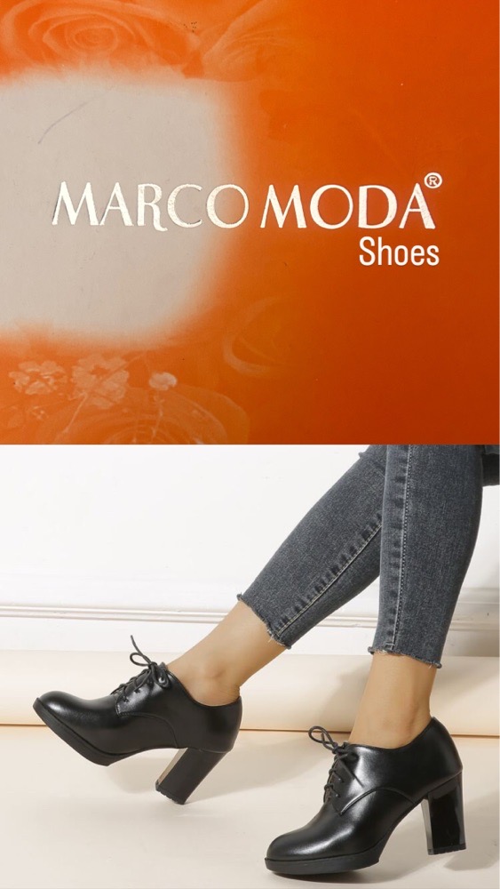 Derbie cuir noir