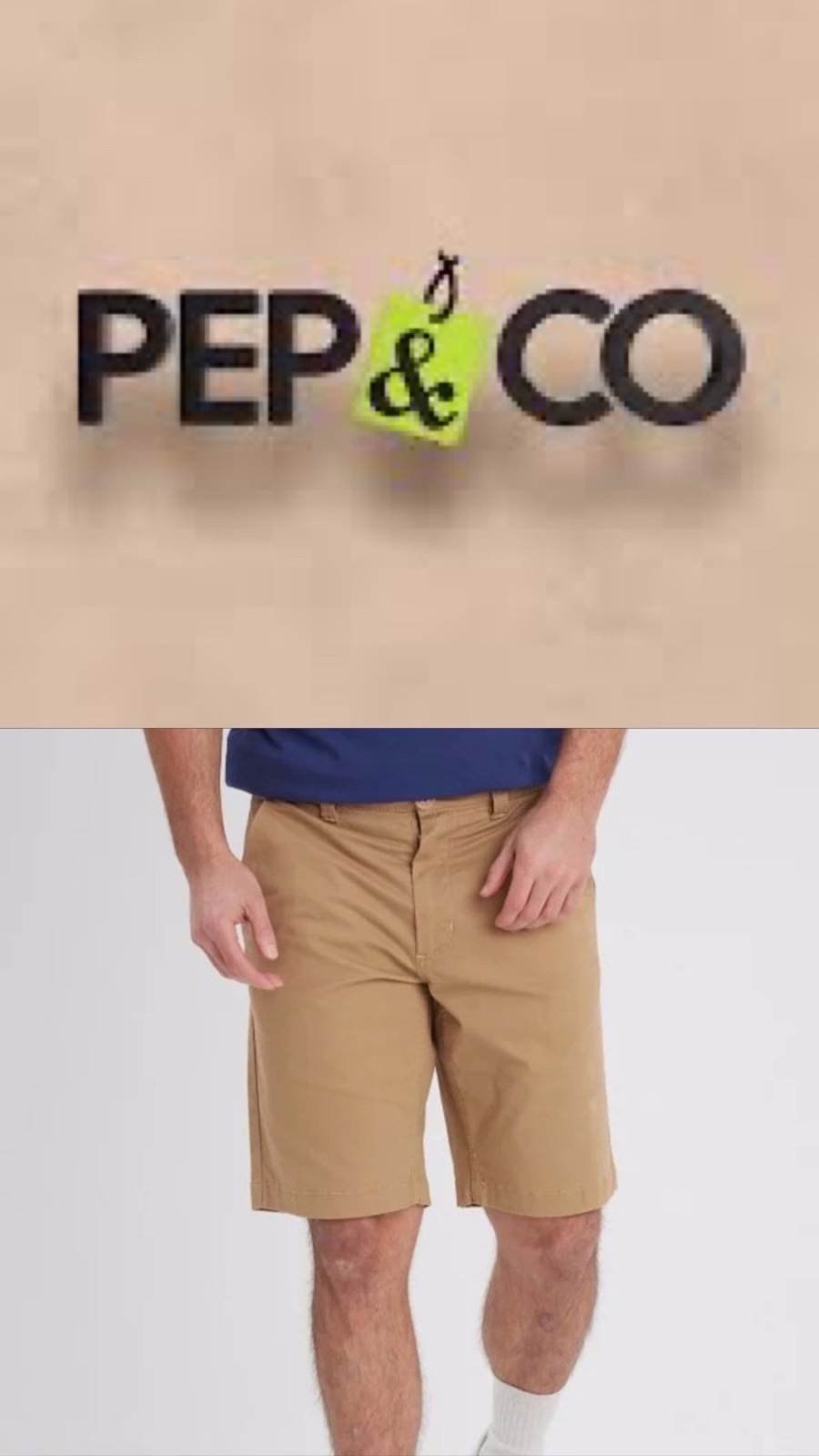 Short homme Pep&Co 