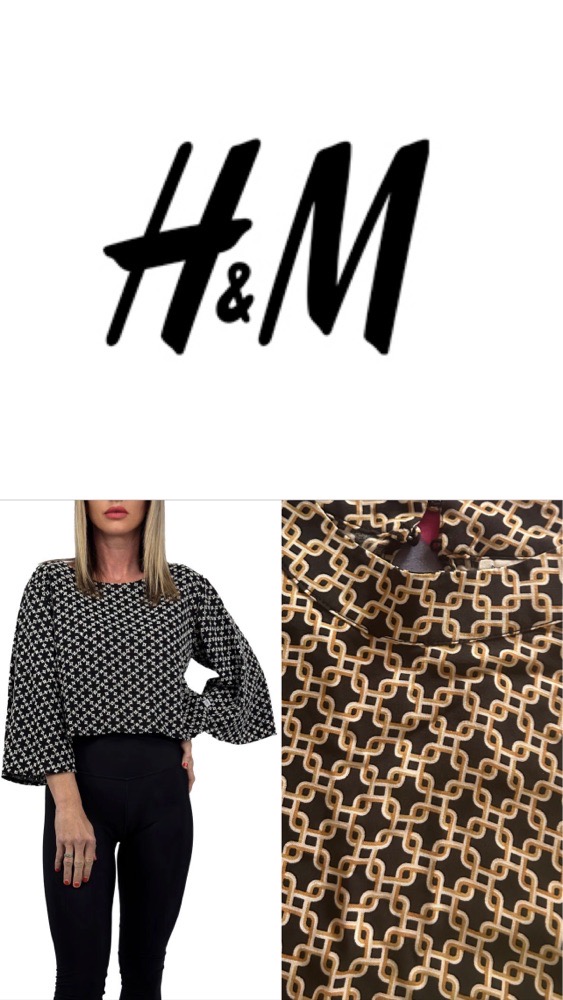 Chemise cropped H&M