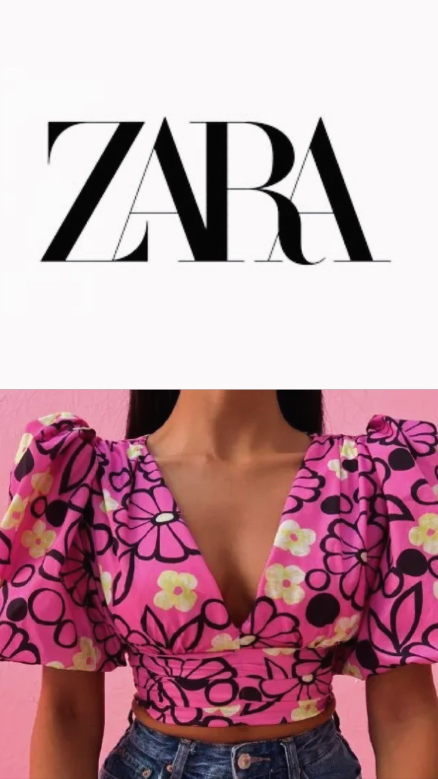 Crop tof Zara 