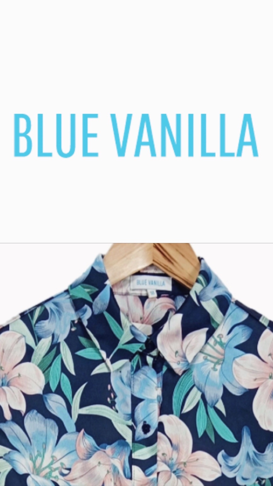 Chemise longue Blue Vanilla