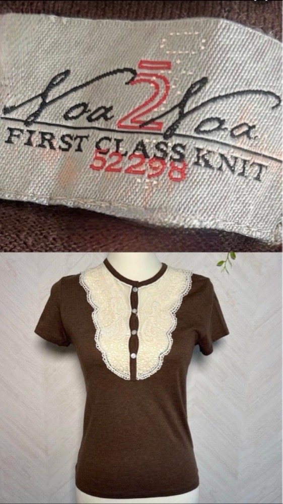 T-shirt en maille vintage 