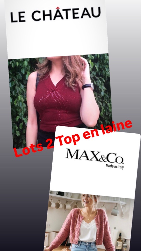 Lots 2 top en laine 