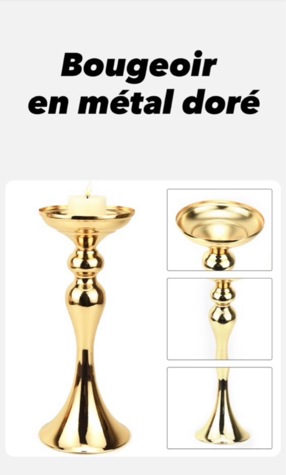 2 bougeoirs