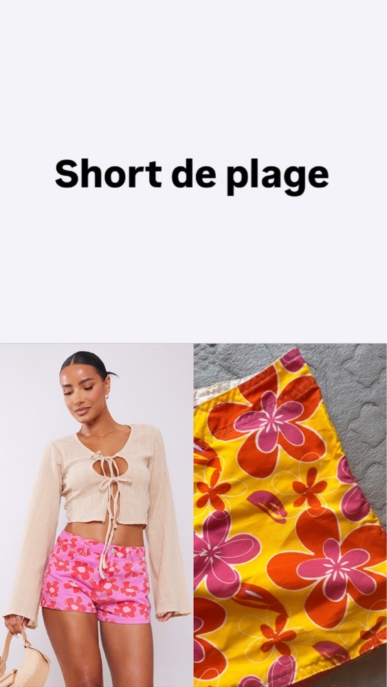 Short de plage