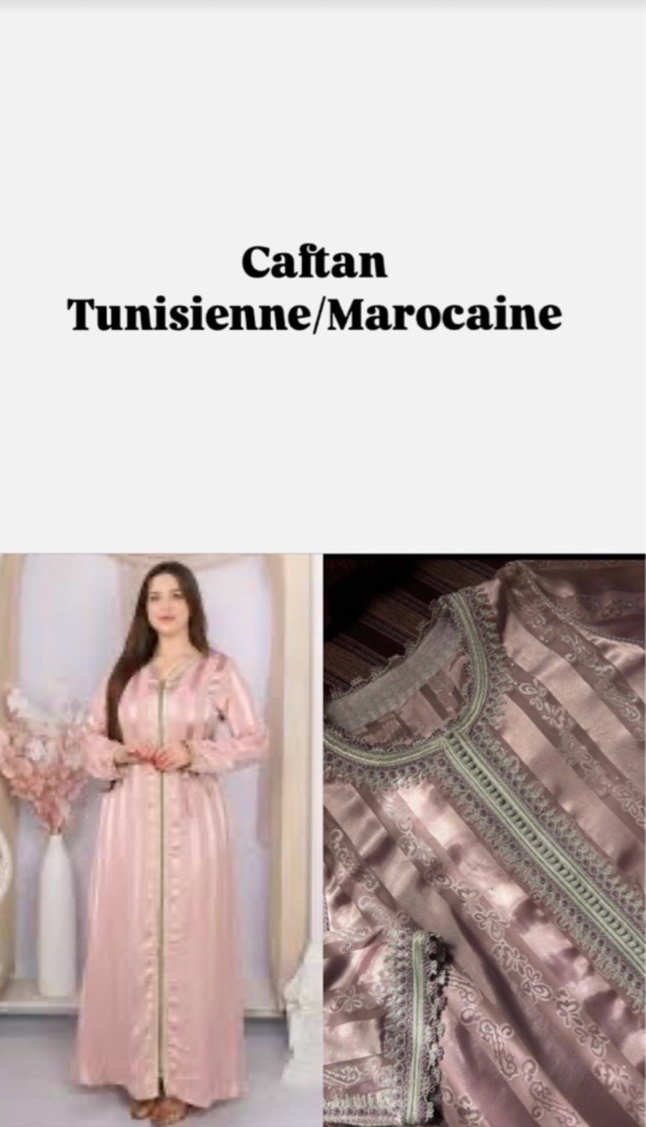 Caftan tunisienne/ Marocaine trop classe