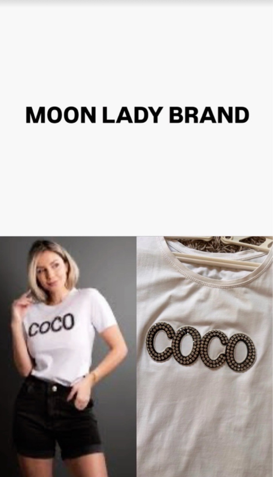 T-Shirt Moon Lady 