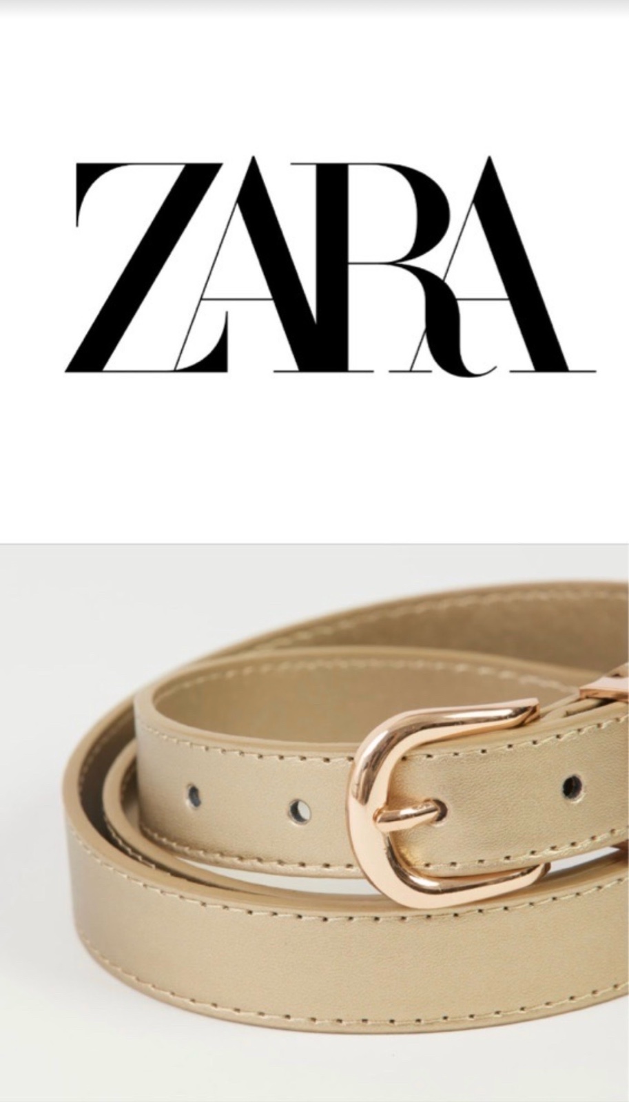 Ceinture Zara