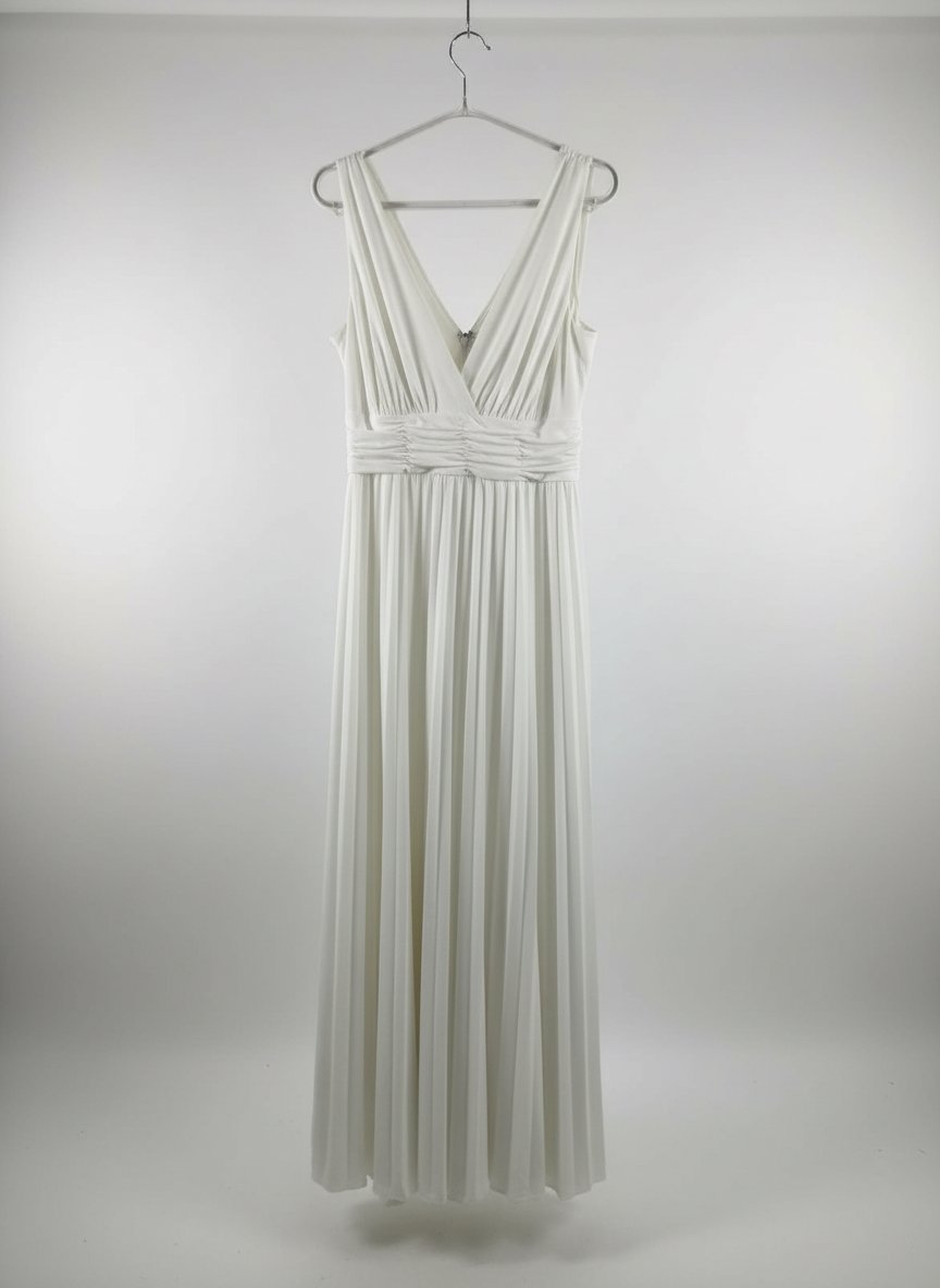Robe blanche mi longue