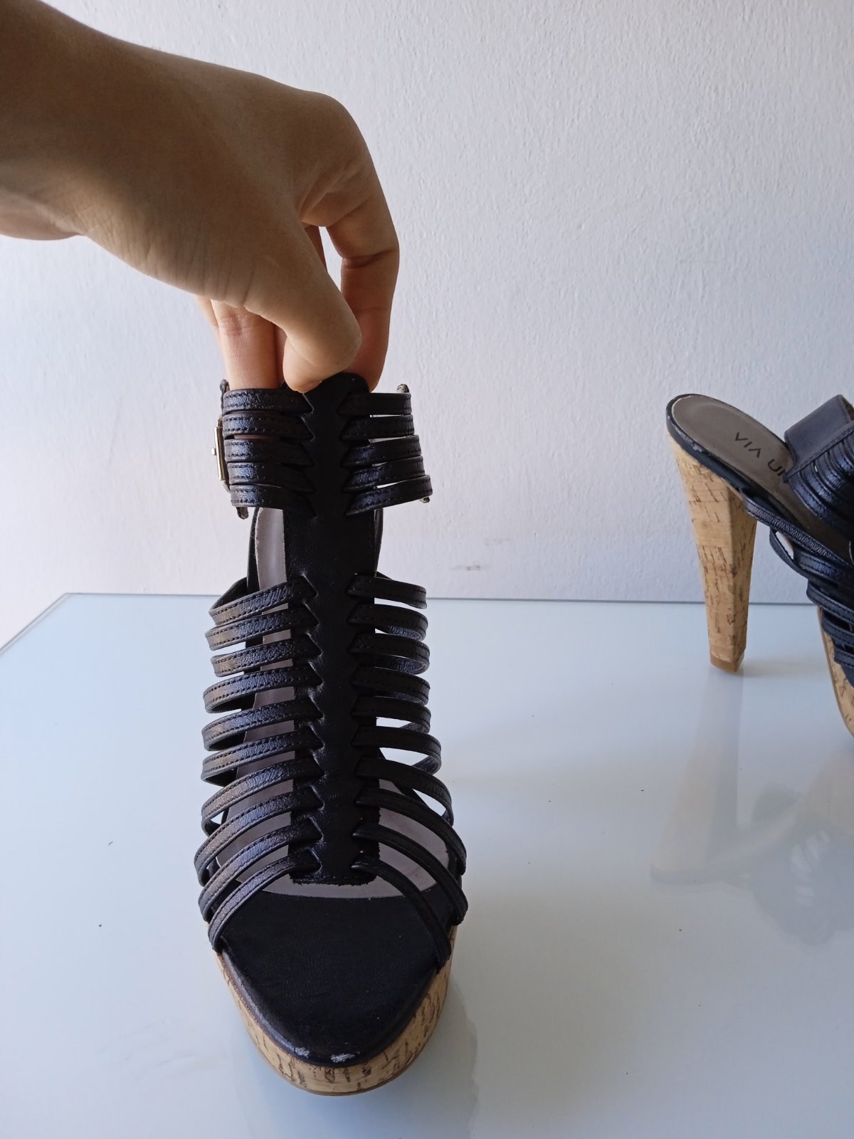 Sandales à talons 