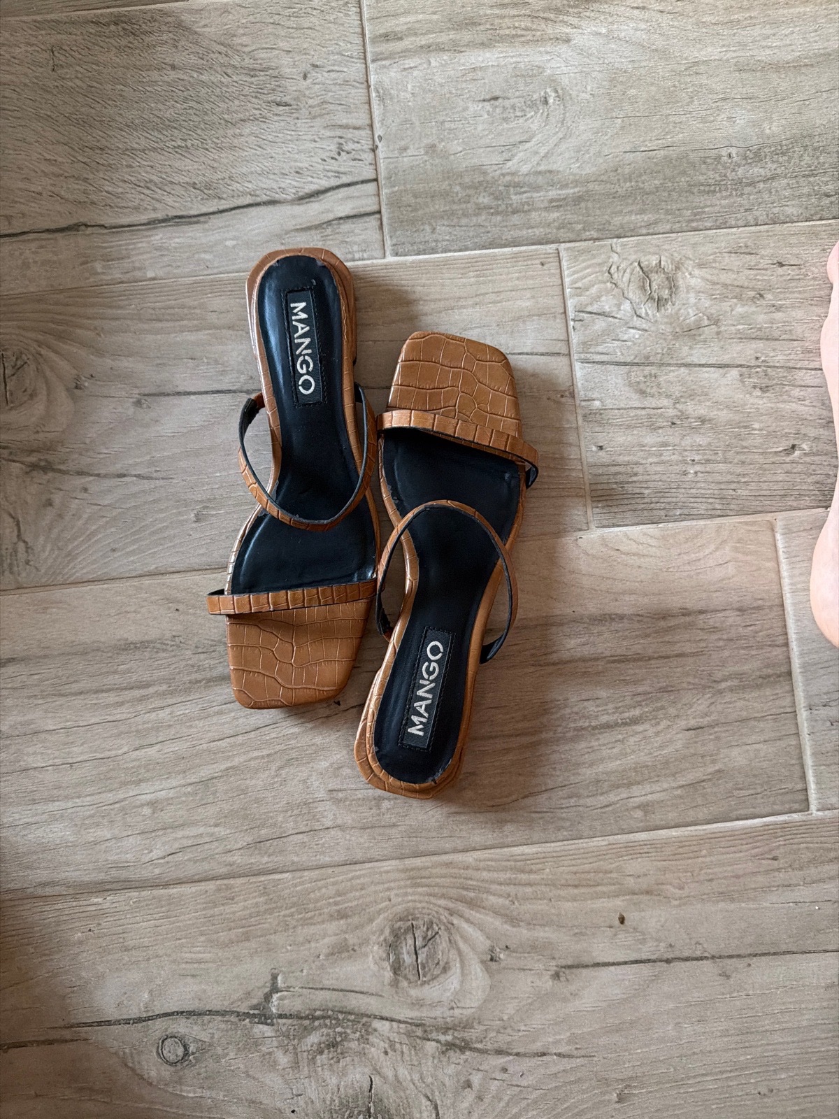 Mules Mango camel pointure 38