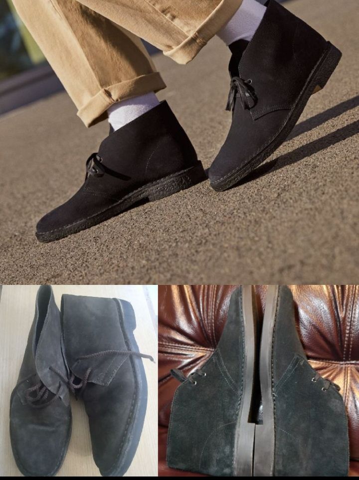 Des chaussures Clarks Desert boot en daim marron 