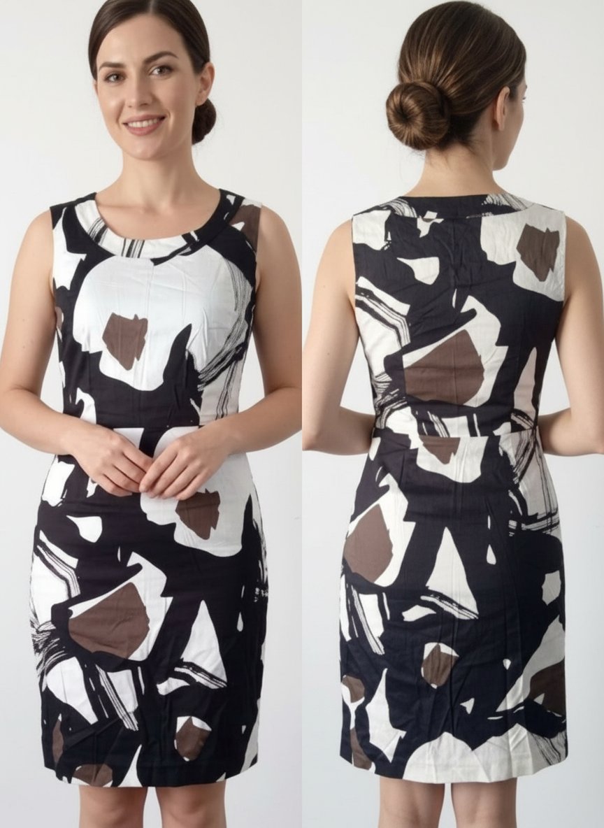 Robe droite élégante 