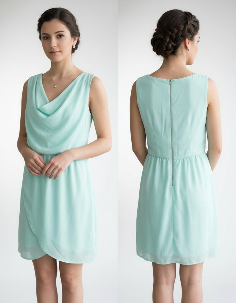 Robe vert d'eau 