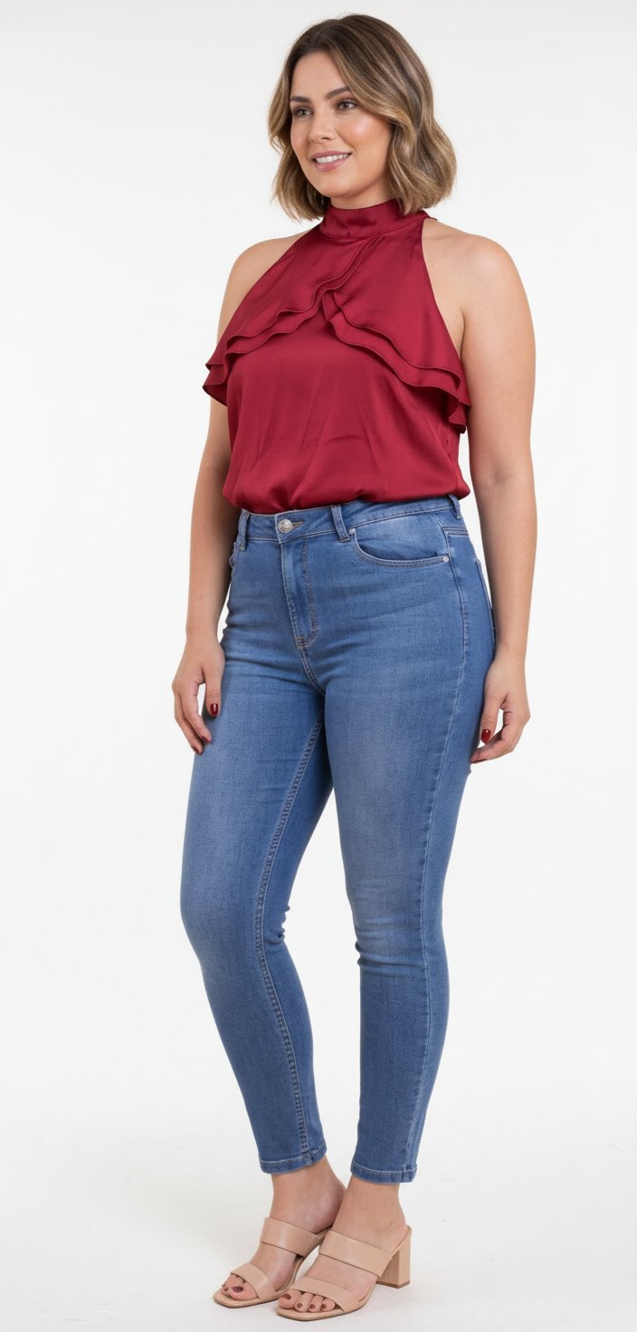Lot un pull et un jean sasio
