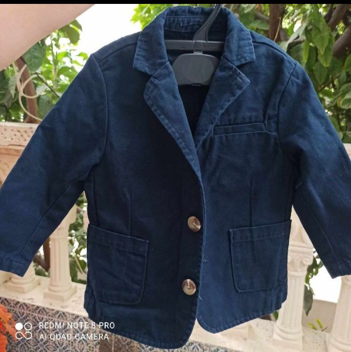 Veste garçon bleu marine
