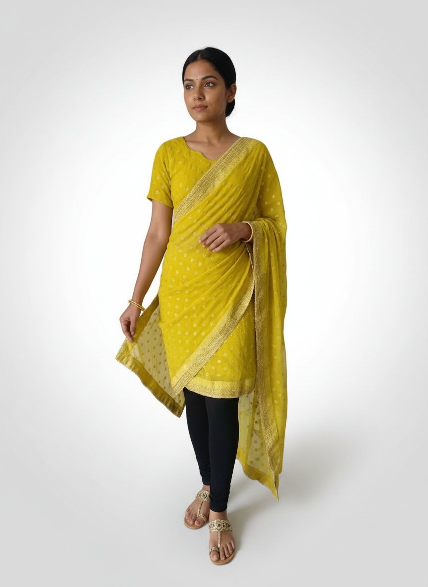 Un sari indien deux pièces 