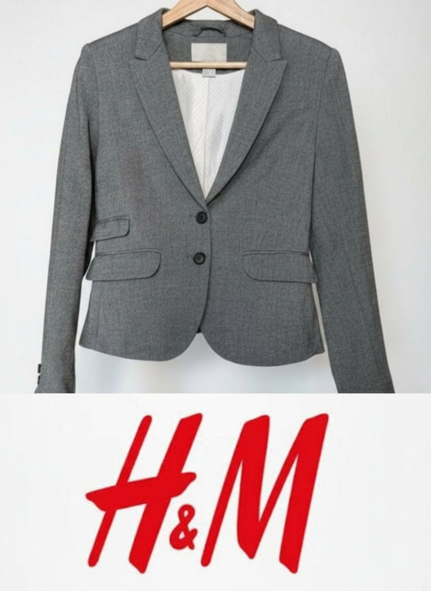Blaser gris marque H&M