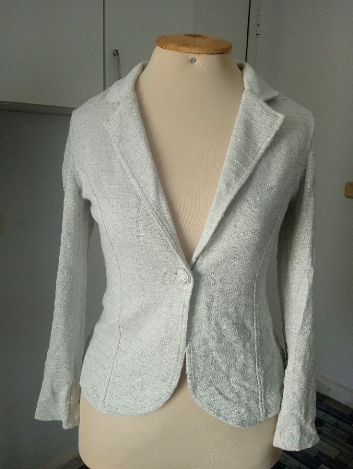 Veste blanche pailleté