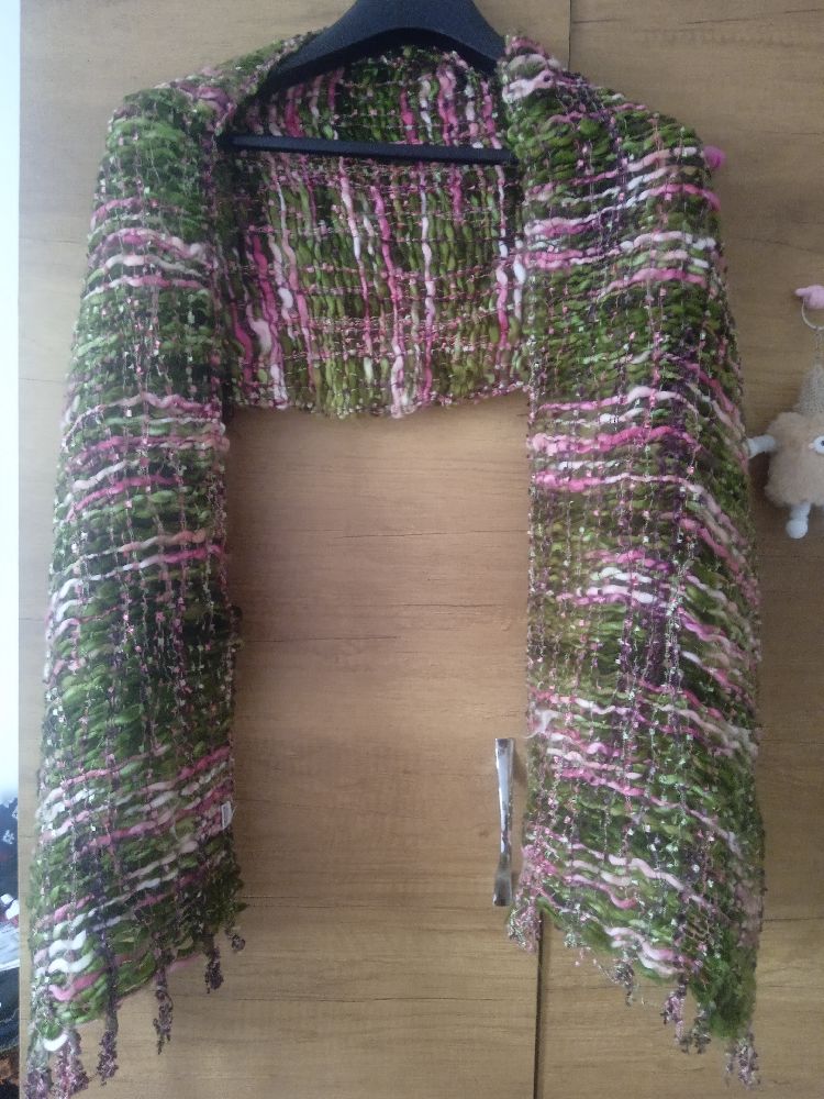 Écharpe multicolore laine