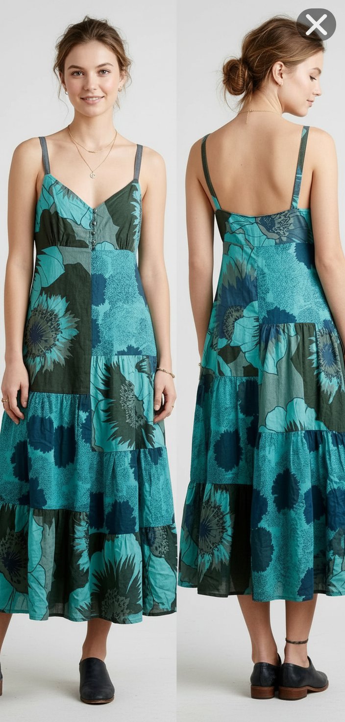 Robe mi-longue 
