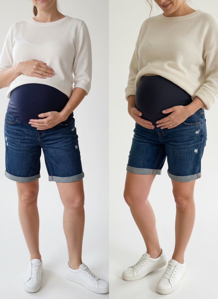 Short jean pour femme enceinte 