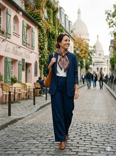 Un foulard en soie vintage à motifs cachemire et géométriques, principalement rouges, jaunes et bleus