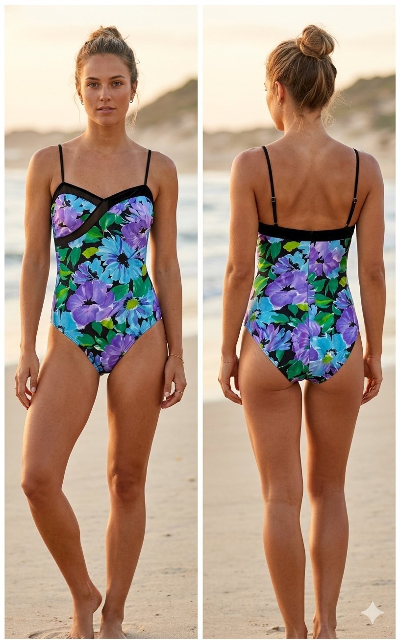 Maillot fleurie