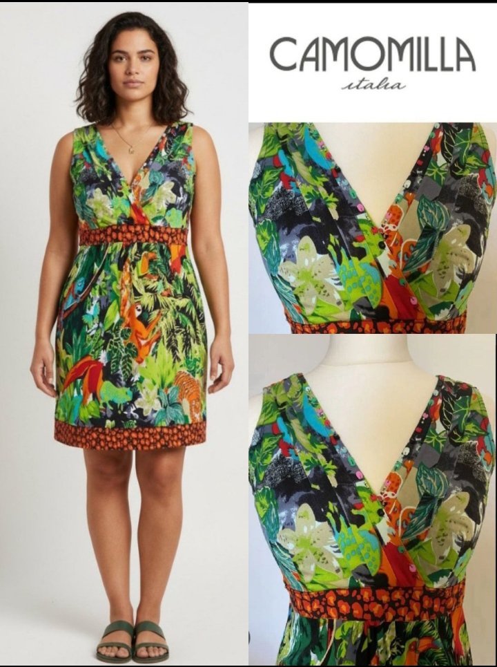 Robe tropicale marque CAMOMILLA Italia 