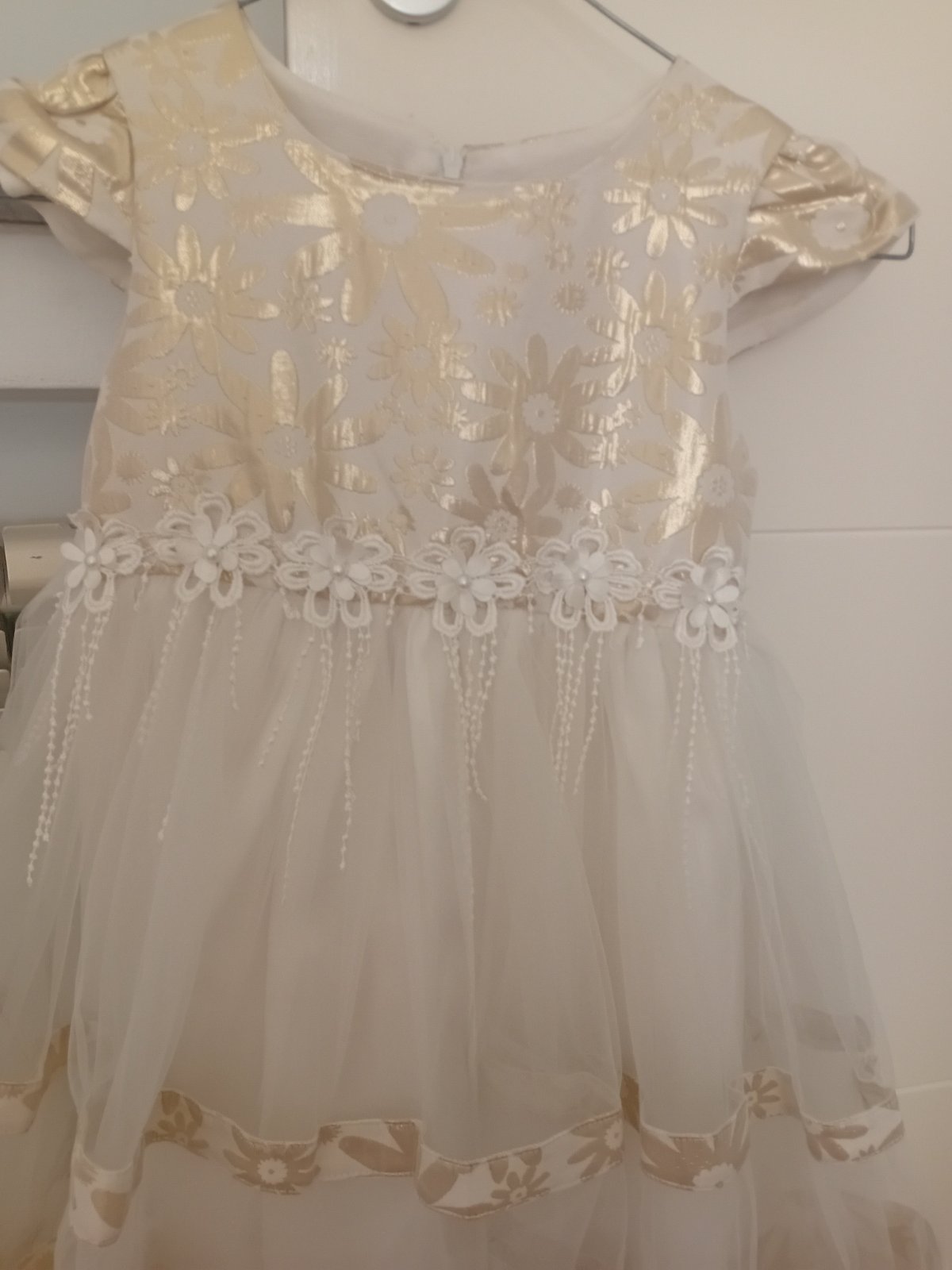 Robe blanche pour mariage-6 ans 