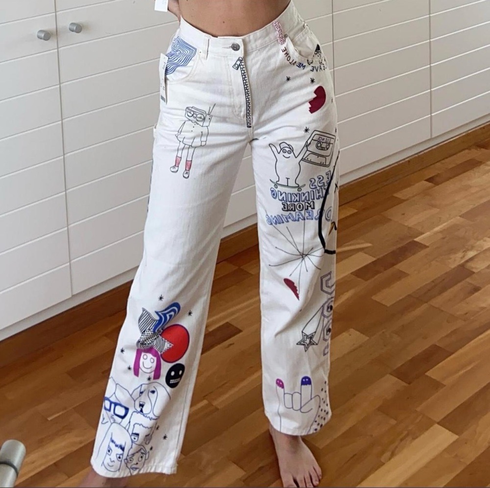 Pantaon blanc carpenter JEAN 